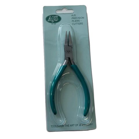 AJS Plier - Standard Flat Nose 130mm Blue Grip