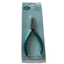 AJS Plier - Standard Flat/Half Rnd 130mm Blue Grip