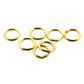 9ct Rose Jump Rings Light