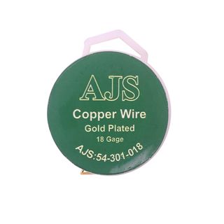 Copper Wire Gold Plated - 1.02mm x 5m (18 Gauge)