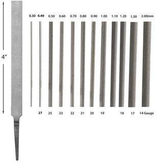Joint File - Vallorbe Round Edge 100mm 0.5mm