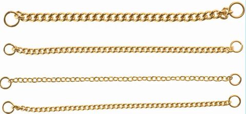Safety Chain - 9ct Yellow Gold Light Curb