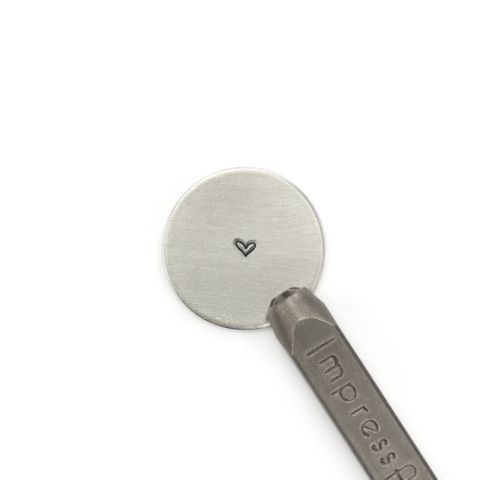 Design Stamp - Padlock Heart 6mm