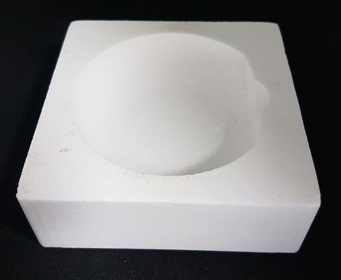 Ceramic Crucible High Temp - Square - #72