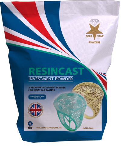 GoldStar ResinCast Investment 22.5kg Sack