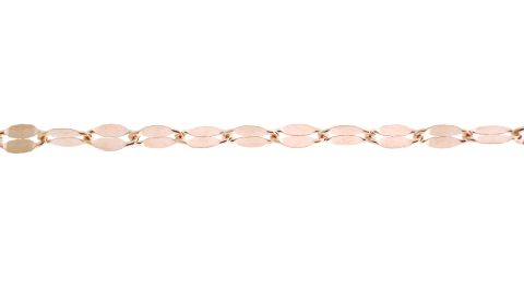 Chain - Trace dapped Rose Gold Filled /1M