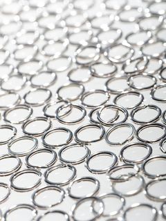 Jump Ring light - Sterling silver 0.4x2mm