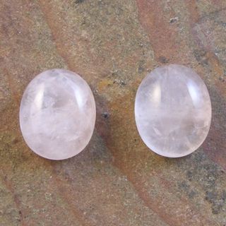 Rose Quartz Cabachon 10mm x 12mm