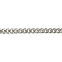 Chain - Finished 45cm Curb Stg silver