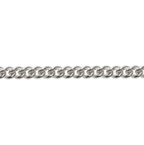 Chain - Finished 45cm Curb Stg silver