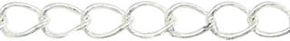 Display Chain - Silver Plated Curb 1.2mm (12pk)