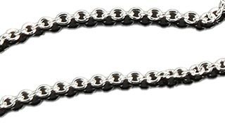 Display Chain - Silver Plated Trace 1.6mm (12pk)
