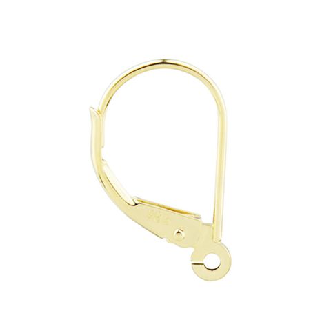 Continental Earclips - Plain 9ct Yellow Gold