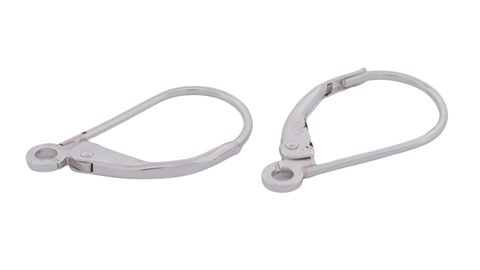 Continental Earclips - Plain Sterling Silver