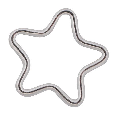 Jump ring - Silver Star 10.5mm | Australian Jewellers Supplies