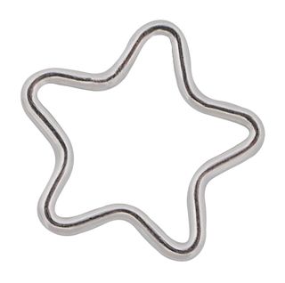 Jump ring - Silver Star 10.5mm
