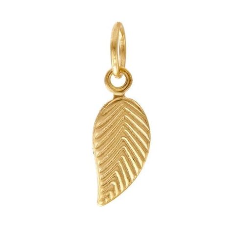 14/20 Yellow Gold-Filled Leaf Charm