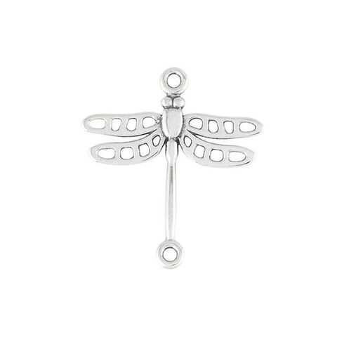 Sterling Silver Dragonfly Link Component