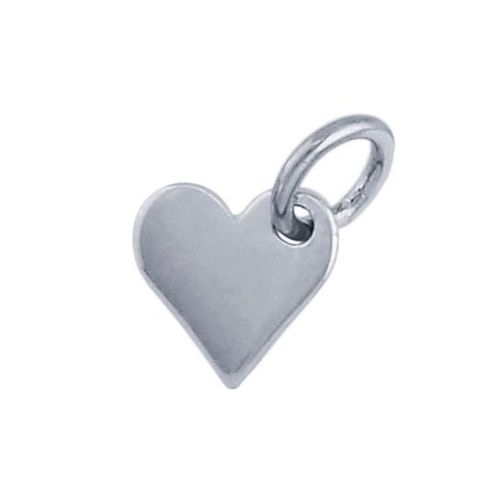 CHARM SS Flat Heart 10X6mm