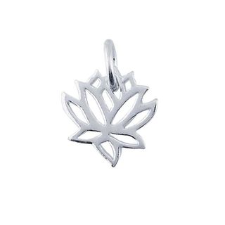 Sterling Silver Lotus Blossom Charm