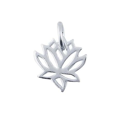 Sterling Silver Lotus Blossom Charm