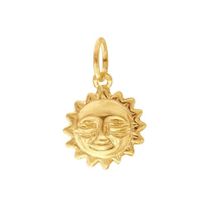 14/20 Yellow Gold-Filled Sun Charm