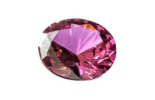 Synthetic Casting Stone Round Burgandy 2mm