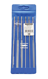 Vallorbe Valtitan File Set 6 in Pouch 180mm Cut 2