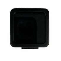 Black Metal Reversable Gemstone Box 40 x 40mm