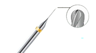 Busch 1ZAU Carbide Round Cylindrical Bur - 0.2mm