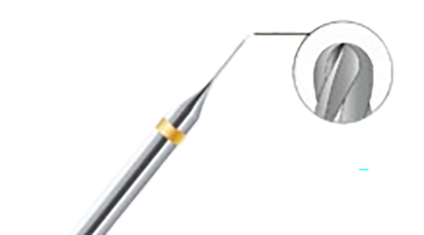 Busch 1ZAU Carbide Round Cylindrical Bur - 0.2mm