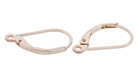 Continental Earclips - Plain Rolled Gold