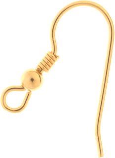 Shepherd Hooks Beads- Rolled Gold 18.5mm