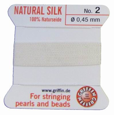 GRIFFIN SILK THREAD - WHITE