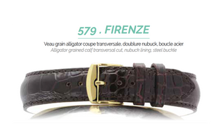 ROCHET Firenze 30mm Black Calf-Crocodile Grain E