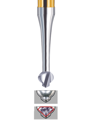 Busch 447AU Carbide Pavecut Bur 0.9mm