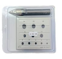 Italian 17 Perfect Oval Setting Plate+Punch 4-14mm