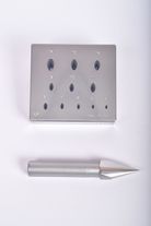 Italian 17 Long Oval Setting Plate + Punch 4- 14mm