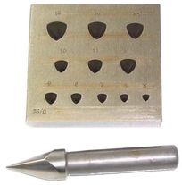 Italian 17 Trillian Setting Plate+Punch 4 - 14mm