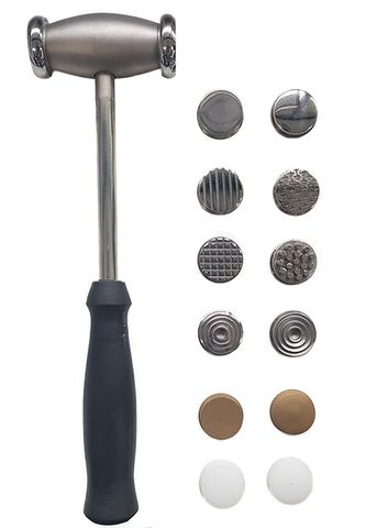 Texturing Hammer with 12 Interchangeable Heads