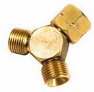Harris Regulator Y Piece Adaptor Outlet LH - LPG
