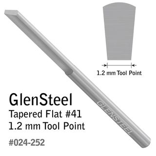 GRS #41 Glensteel Tapered Flat 1.2mm Graver
