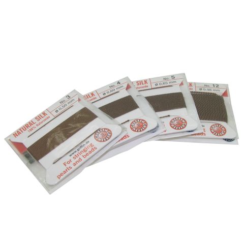 GRIFFIN SILK THREAD - BROWN