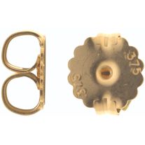 Butterflies - Scalloped Edge 18ct Yellow Gold 8mm