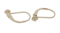 Continental Earclips with Peg - 14ct Yellow Gold