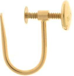 14ct Yellow Ear Screws