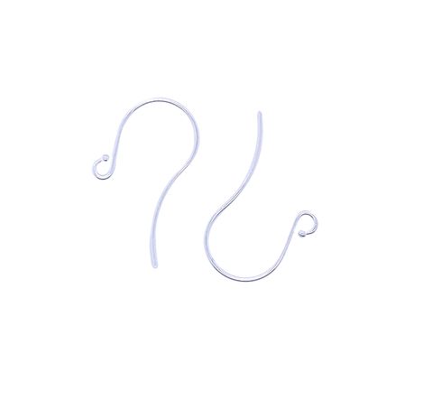 Shepherd Hook ball (light) - Sterling silver