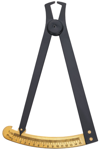 Steel Line Gauge 1-15mm 1/10mm Graduations