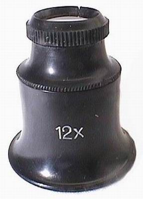 Eye Loupe - Plastic Double Lens 12x