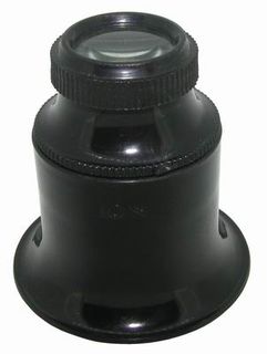 Eye Loupe - Plastic Double Lens 10x